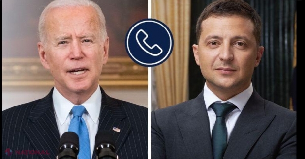Discuție Biden - Zelenski: „Trebuie să îl oprim pe agresor cât mai repede posibil”