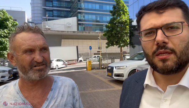 VIDEO // Cu două coaste rupte, un moldovean aflat la muncă în Israel a coborât de pe patul de spital și venit să VOTEZE la alegerile prezidențiale și REFERENDUMUL privind aderarea la UE