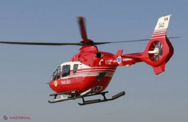 Elicopterele SMURD din România au trecut de opt ori Prutul în 2019 pentru a salva cetățeni din R. Moldova