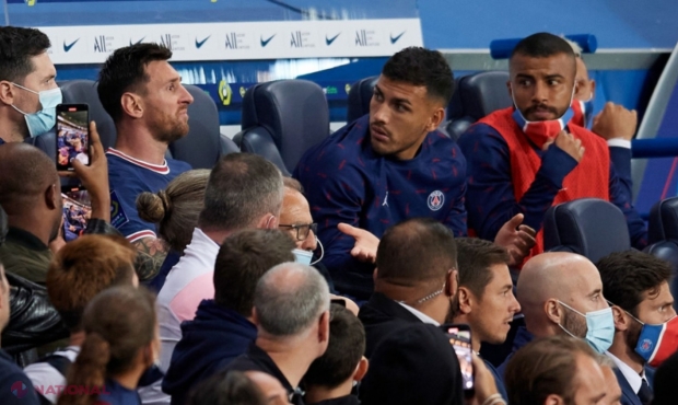 FOTO // Imaginea surprinsă pe banca PSG-ului după ce Leo Messi a fost SCHIMBAT face înconjurul lumii. Acesta nici nu a vrut să dea mâna cu antrenorul