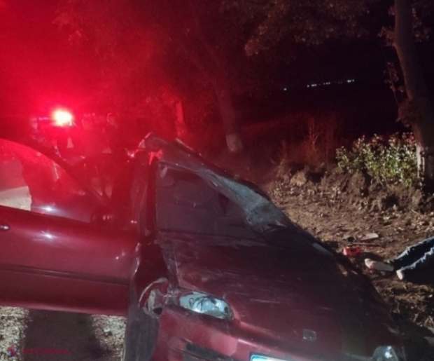 Accident fatal la Criuleni: Un polițist beat și-a omorât pasagerul