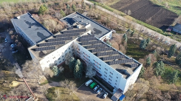 O treime din consumul anual de energie electrică a spitalului raional Sângerei, generată de un sistem fotovoltaic, instalat pe acoperișul instituției cu sprijinul PNUD și GEF