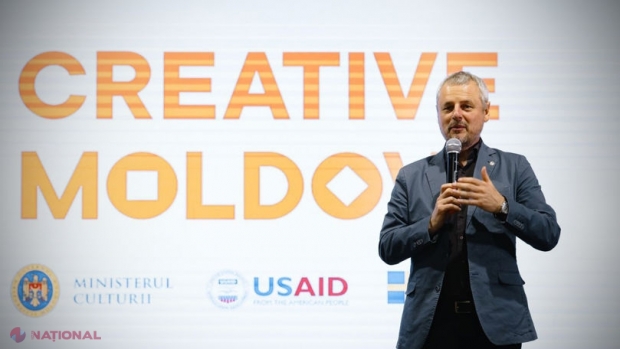 O nouă șansă pentru sectorul INDUSTRIILOR creative din R. Moldova, care are peste 11 000 de angajați și liber-profesioniști. Sergiu Prodan: „Prin „Moldova Creativă”, vrem să valorificăm potențialul oamenilor noștri și să păstrăm talentele acasă”