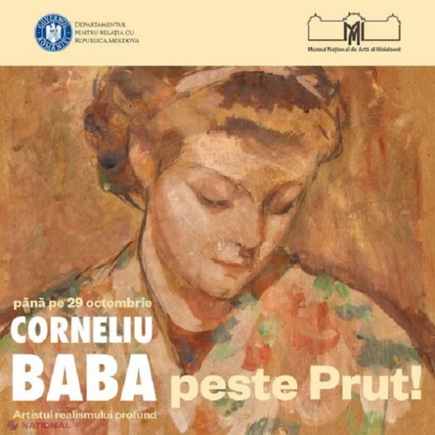 DRRM aduce la Chișinău, în PREMIERĂ, lucrările celui mai mare portretist român și pictor de referință al secolului XX, Corneliu Baba. Operele elevului lui Nicolae Tonitza vor fi expuse la Muzeul Național de Artă al Moldovei