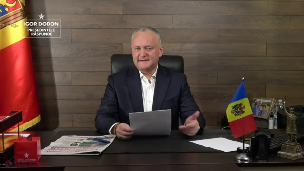 VIDEO // Dodon SE TEME de moldovenii din DIASPORĂ? „Dacă vreți să votați, atunci veniți acasă să vă perfectați un nou PAȘAPORT, obțineți semnătura electronică… Au fost deschise 150 de secții, de ce îl căutați pe naiba?”