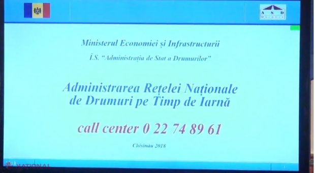 VIDEO // Informațiile despre starea și accesibilitatea drumurilor, inclusiv pe timp de iarnă, vor putea fi obținute în regim ONLINE de către cetățeni