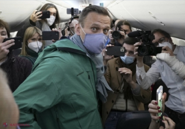 GALERIE FOTO // Aleksei Navalnîi, ARESTAT: Filmul unei întoarceri acasă cu final AȘTEPTAT