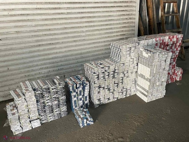 VIDEO // Mii de pachete de țigări ascunse în rezervorul unui autocamion care voia să ajungă în România