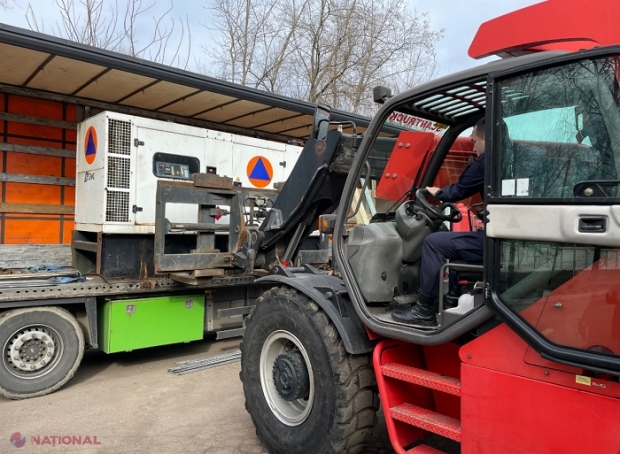 FOTO // Belgia a donat R. Moldova un GENERATOR de capacitate mare: Va fi utilizat la spitale sau școli, în cazul unei crize a gazelor