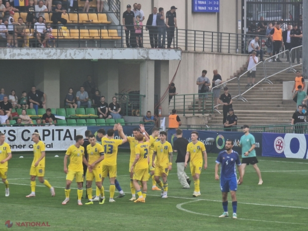 GALERIE FOTO // Ucrainenii au oferit o lecție de fotbal NAȚIONALEI R. Moldova înainte de EURO 2024. Tricolorii au pierdut cu 0-4 „amicalul prieteniei”, dar pot fi „răzbunați” duminică de România 