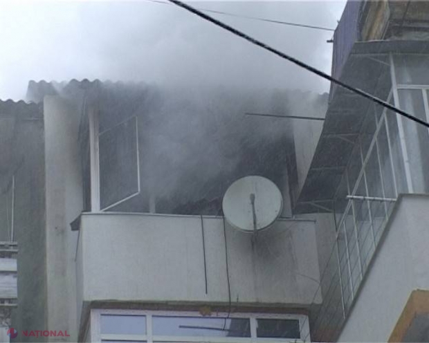 Incendiu pe strada Costiujeni din capitală