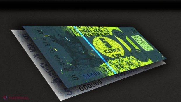 FOTO // O NOUĂ bancnotă de 5 LEI în R. Moldova, începând cu 11 decembrie: Cum arată