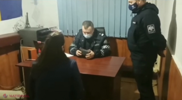 VIDEO // Polițiștii antrenați în campania de prevenire a COVID-19, NOROCUL unei femei din Chișinău: I-au găsit portmoneul pierdut