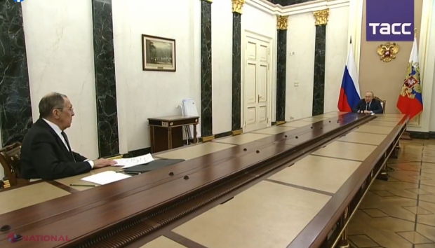 VIDEO // Spectacol televizat, cu participarea lui Putin și Lavrov. Șeful diplomației ruse a fost ținut la DISTANȚĂ și întrebat DIRECT dacă mai sunt șanse de COMPROMIS cu NATO, SUA și UE