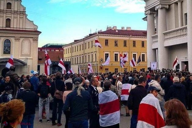 Protest la Minsk faţă de planul Rusiei de a înfiinţa o bază aeriană în Belarus