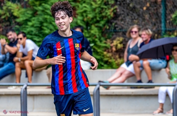 Un jucător de la FC Barcelona va juca la NAȚIONALA de fotbal a R. Moldova. LEO are 16 ani și va îmbrăca pentru prima dată tricoul echipei noastre