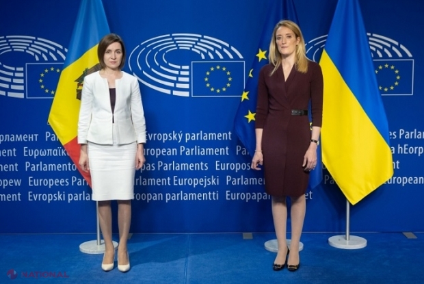 Maia Sandu, discuție cu președinta Parlamentului European, Roberta Metsola: R. Moldova, susținută în continuare să facă față crizei energetice