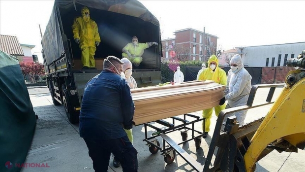 Număr uriaș de morți de Covid-19 în Italia. Este cel mai grav bilanţ de la finalul lunii martie