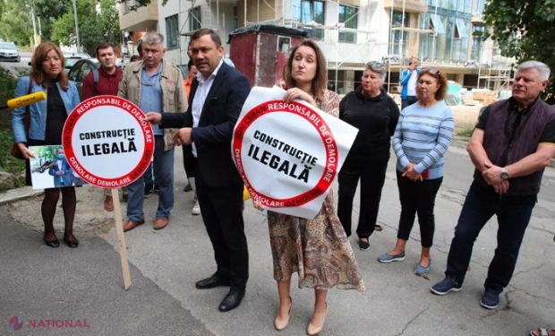 ACUZAȚII // Agentul economic ce ar fi construit ILEGAL un bloc de locuit cu 10 etaje în Chișinău a sponsorizat reparația unui scuar din Chișinău și ar fi acordat apartamente unor persoane din anturajul primarului Ceban