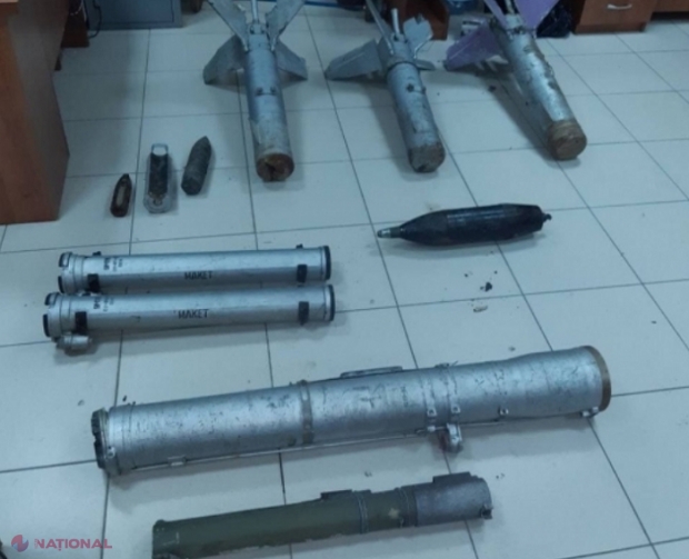 VIDEO // Un taximetrist din Chișinău, cu o GRENADĂ în mașină: Oamenii legii au depistat în podul casei acestuia un arsenal întreg de MUNIȚII