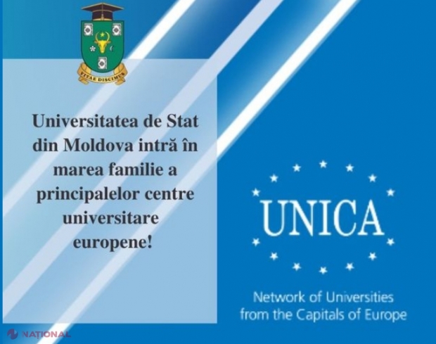 Universitatea de Stat din Moldova, SINGURA instituție de învățământ superior de la Chișinău care a devenit membră a Rețelei instituționale de Universități din Capitalele Europei. Rectorul Igor Șarov: „Zi ISTORICĂ pentru USM”