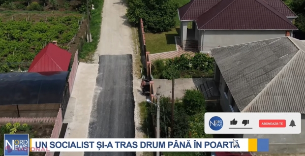 VIDEO // Liderul SOCIALIȘTILOR din Florești, candidat la funcția de DEPUTAT, „cu gândul la popor”: Și-a tras asfalt până la poartă, iar vecinii au rămas cu ochii în soare. „Asta este bătaie de joc”