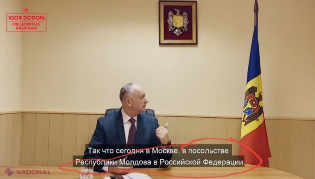 Ambasadorul Golovatiuc ar putea avea mari PROBLEME, după ce i-a permis lui Dodon să realizeze vlogul său, în care a transmis mesaje politice, în sediul Ambasadei R. Moldova la Moscova: „MAEIE s-a autosesizat și a solicitat EXPLICAȚII”