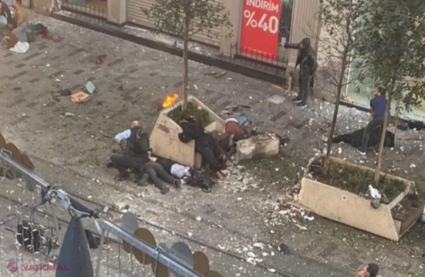 UPDATE, VIDEO +18 // Cel puțin şase persoane au DECEDAT, iar 53 au fost rănite. Haos în centrul Istanbulului, după ce s-a produs o EXPLOZIE puternică. Zeci de victime au fost surprinse zăcând la pământ
