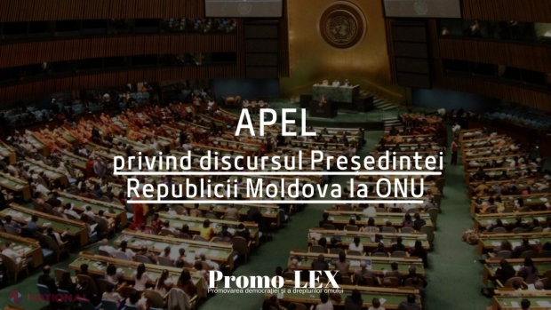 Experții de la „Promo-LEX” îi cer președintei Maia Sandu să abordeze problema respectării drepturilor omului din regiunea transnistreană în discursul său de la tribuna ONU din New York