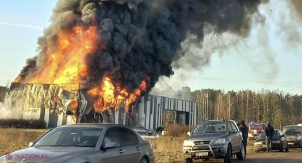 Incendiu puternic la o fabrică americană din Letonia care produce drone pentru Ucraina 