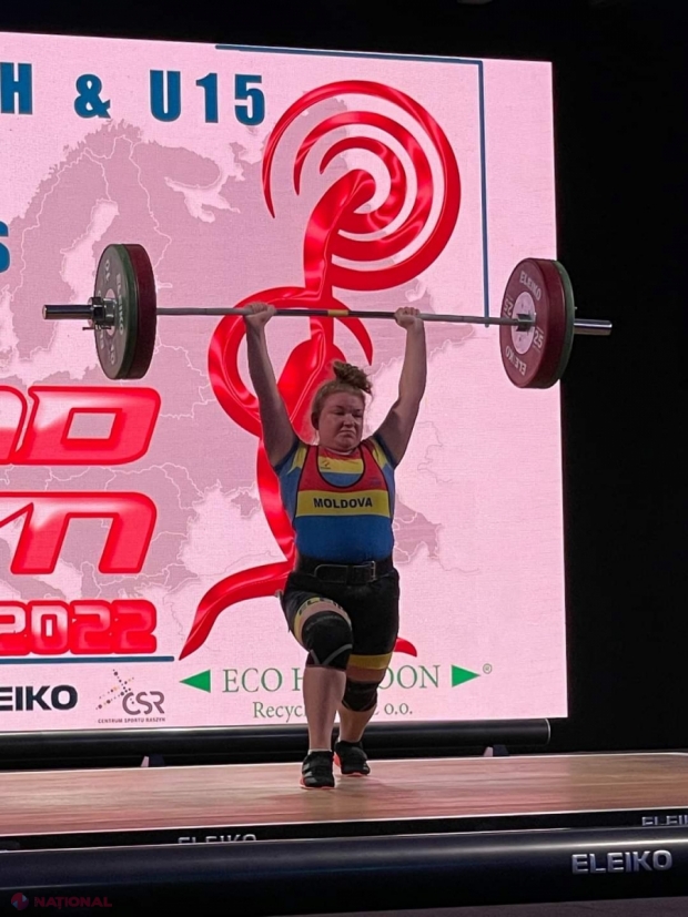 Număr-RECORD de medalii pentru Republica Moldova la Campionatul European de Haltere