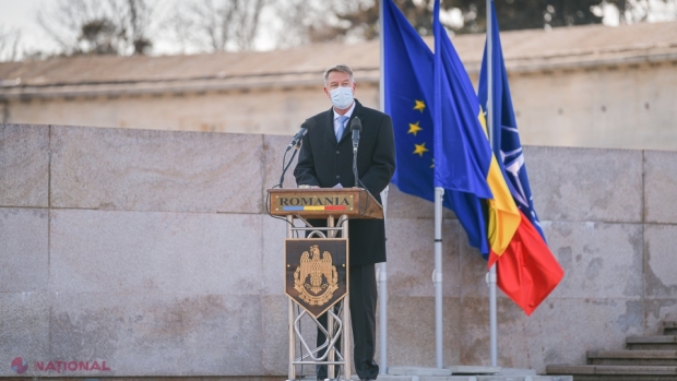 Klaus Iohannis, de Ziua Unirii: „Românii au demonstrat că pot acţiona cu o conştiinţă comună pentru îndeplinirea unui obiectiv istoric”