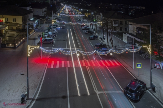 FOTO // Municipiul Orhei, UNICUL oraș din R. Moldova unde trecerile pentru pietoni sunt ILUMINATE cu reflectoare roșii intermitente