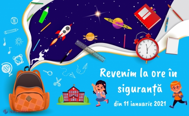 DECIS // Elevii din R. Moldova sunt așteptați în sălile de clasă de la 11 ianuarie
