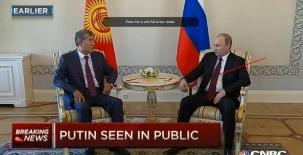 FOTO // Apariția lui Putin PROVOACĂ noi CONTROVERSE. Peskov: „L-ați văzut pe cel CAPTURAT de generali?”