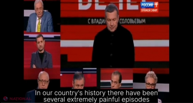 VIDEO // Propagandiștii lui Putin sunt cu moralul la pământ după retragerea din Herson: Soloviov îl compară pe Putin cu Stalin