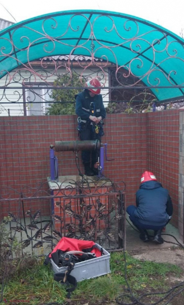 O bătrână a căzut în fântână, la Sângerei