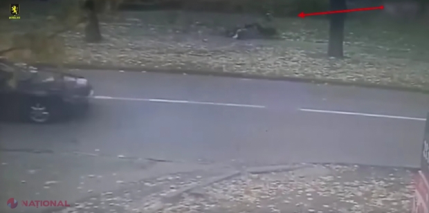 VIDEO // Momentul în care o fată de 13 ani este lovită de un biciclist în Chișinău și cade: Minora s-a ales cu clavicula ruptă, iar părinții biciclistului care a plecat de la fața locului riscă să fie amendați