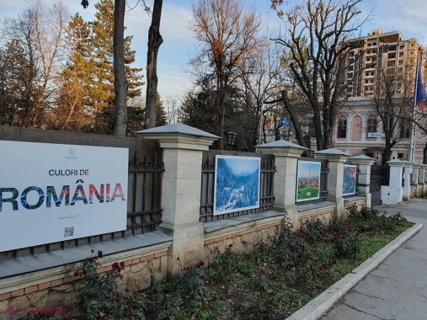 Fotografii cu cele mai frumoase locuri din România pot fi admirate la intersecția străzilor București și A. Pușkin din Chișinău: Expoziție inedită la Ambasada României în R. Moldova