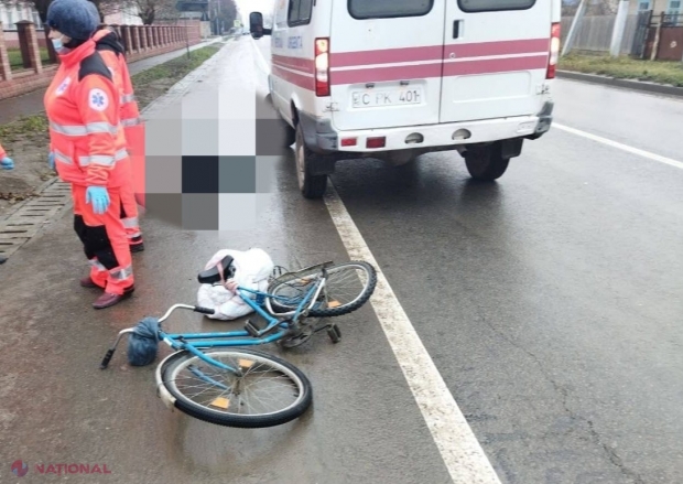 Impact MORTAL la Congaz. Un biciclist și-a pierdut viața, după ce a fost spulberat de un microbuz