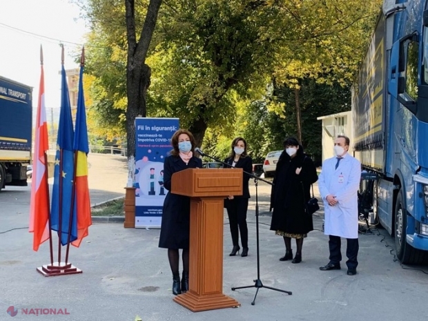 Austria a donat R. Moldova paturi de spital, electrocoagulatoare și haine speciale pentru personalul medical implicat în combaterea COVID-19
