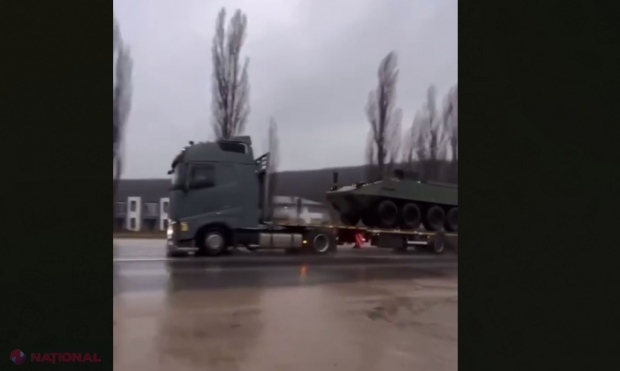 VIDEO // Primele TREI blindate „Piranha”, care au fost oferite de Germania, au ajuns în R. Moldova. O unitate costă de la 4 000 000 de euro