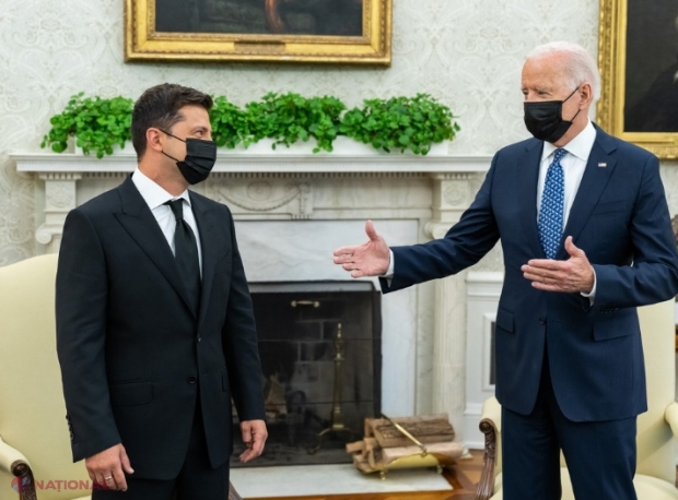 „SUA vor sprijini ferm aspirațiile euro-atlantice ale Ucrainei”: Președinții Joe Biden și Volodimir Zelenski, declarație comună adoptată la Washington 