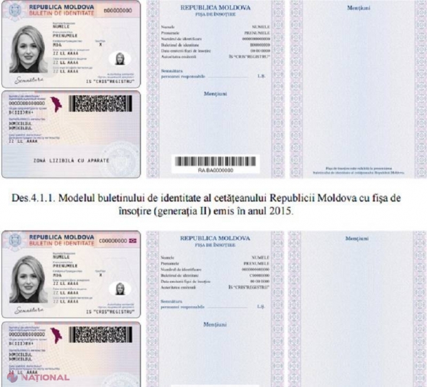 Buletine de identitate NOI pentru cetățenii R. Moldova!