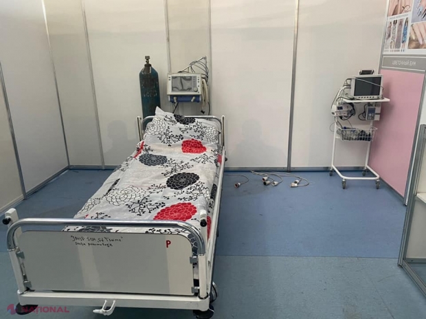 FOTO, VIDEO // Centrul COVID – 19 de la „Moldexpo” poate PRIMI pacienți. Cel puțin 75 de paturi sunt deja pregătite