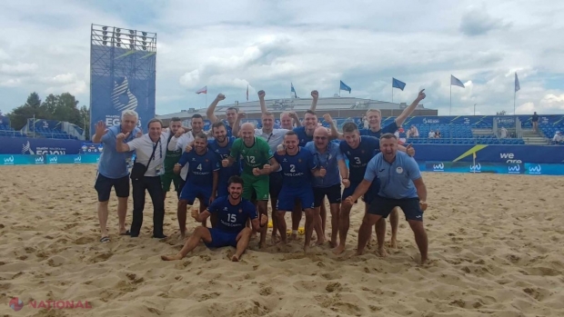 Fotbaliștii din R. Moldova au CÂȘTIGAT încă o dată Polonia. Echipa de fotbal pe plajă a bătut polonezii la ei acasă cu 8-6, în cadrul Jocurilor Europene de la Cracovia-Malopolska