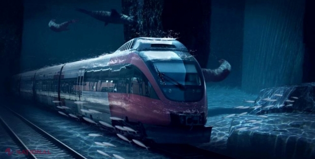 FOTO // China lansează trenul „SUBACVATIC”. Nimeni nu a mai construit așa ceva până acum