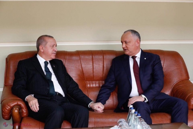 VIDEO // Dodon şi Erdogan inaugurează Preşedinţia R. Moldova: Cât au investit turcii în acest an în R. Moldova
