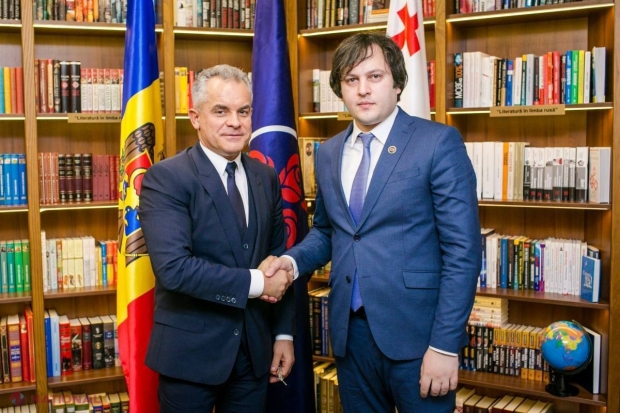 Combaterea PROPAGANDEI, subiect-cheie al discuției dintre liderul PD și președintele Parlamentului Georgiei