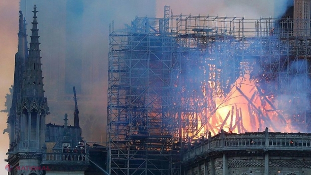 Președintele Dodon și premierul Filip, reacții după incendiul care a distrus Catedrala Notre-Dame: „Suntem gata să vă ajutăm cu tot ce putem”